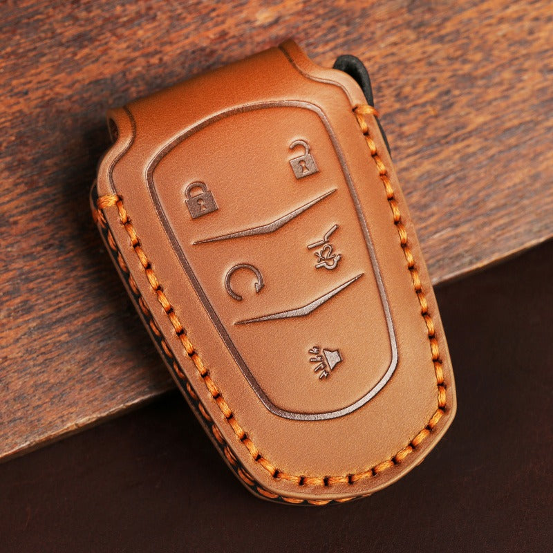 Cadillac XT5 XTS XT6 ATS-L Handmade Key Case(#CA307)