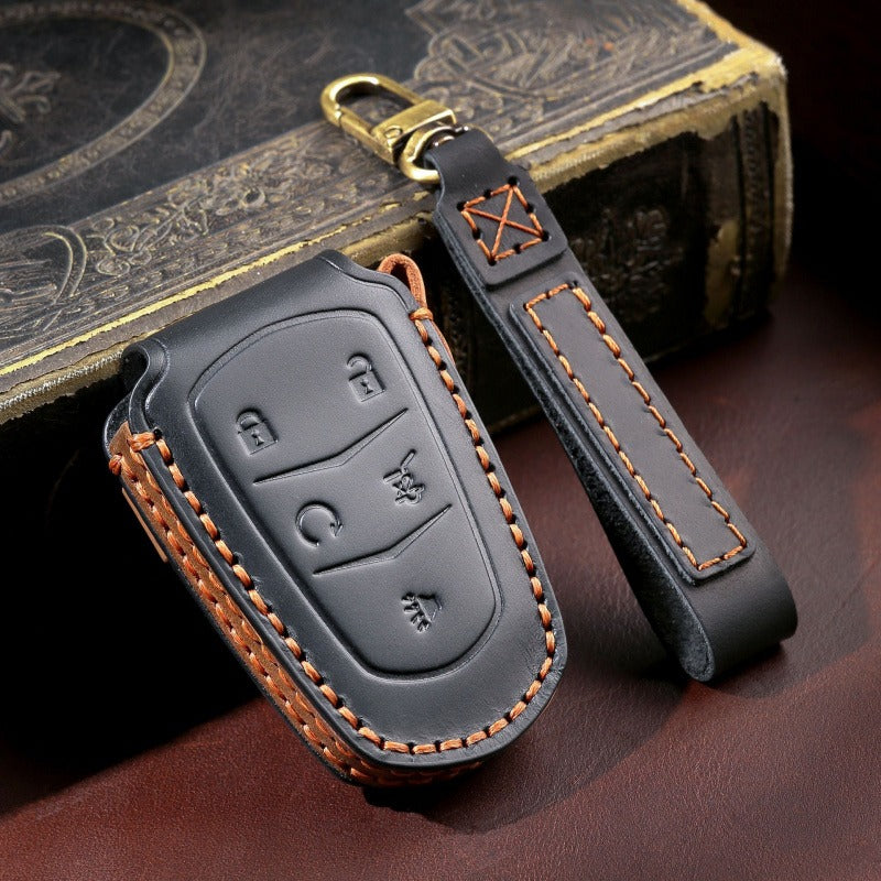 Cadillac XT5 XTS XT6 ATS-L Handmade Key Case(#CA307)