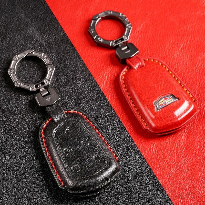 Cadillac XT5 XTS XT6 ATS-L Handmade Key Case(#CA309)