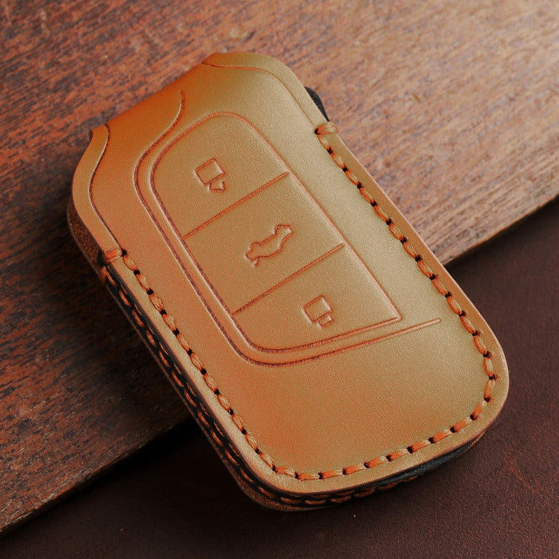 Chery EV Leather Key Case Little Ant Big Ant Arrizo e Tiggo e QQ Ice Cream(#TI07)