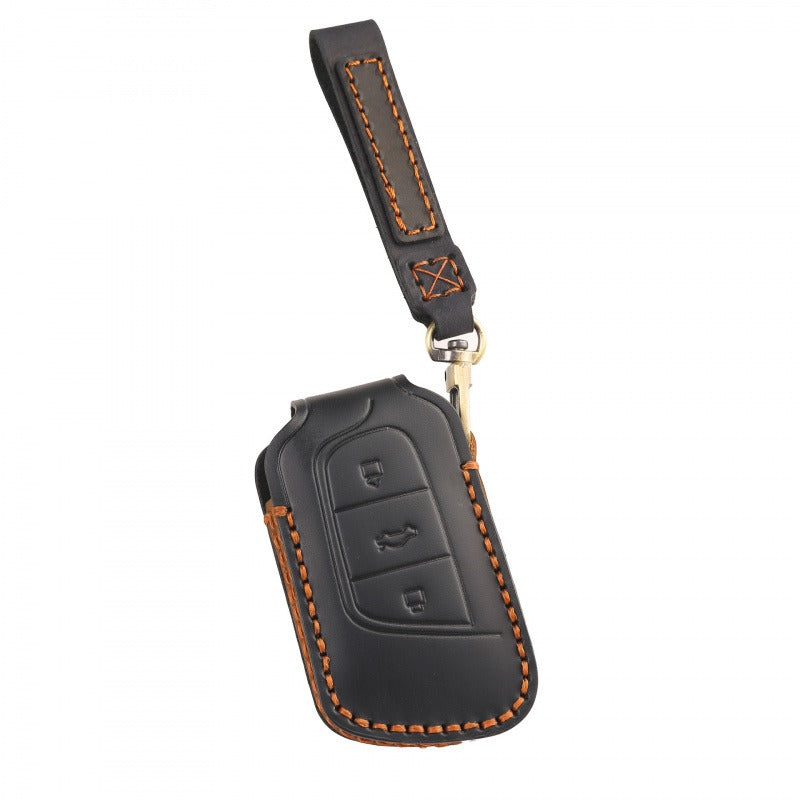 Chery EV Leather Key Case Little Ant Big Ant Arrizo e Tiggo e QQ Ice Cream(#TI07)