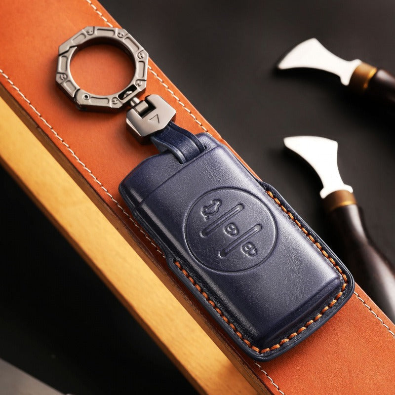 Chery EXEED Leather Key Case Lingyun TX VX LX Premium Cowhide Cover(#EX12)