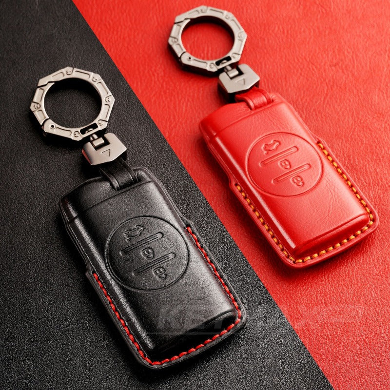 Chery EXEED Leather Key Case Lingyun TX VX LX Premium Cowhide Cover(#EX12)