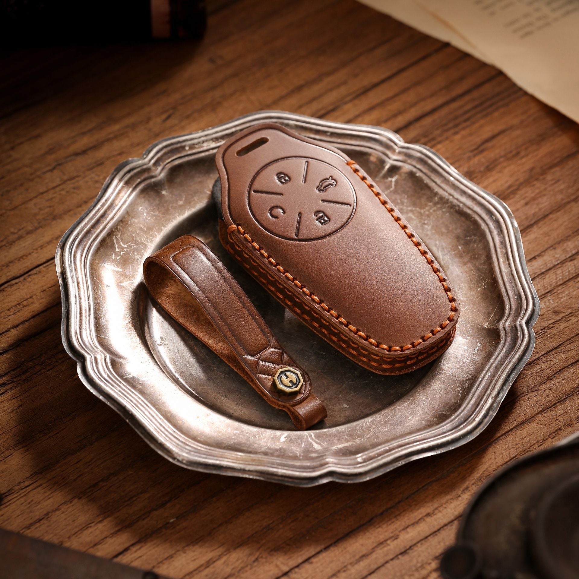 Chery Exeed Yaoguang CDM Lanyue ZhuiFeng Leather Key Case(#YC99)