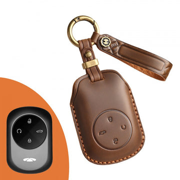 Chery Fengyun T9 Leather Key Case(#CY105） - Brown