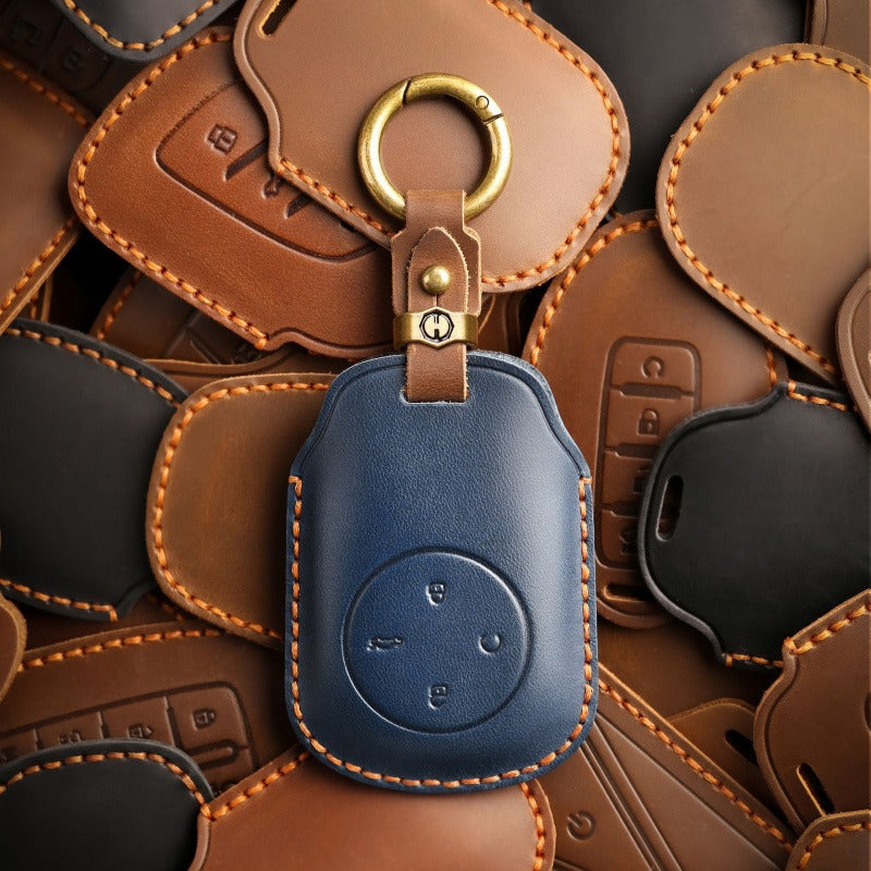 Chery Fengyun T9 Leather Key Case Genuine Cowhide Protective Cover(#CY77)