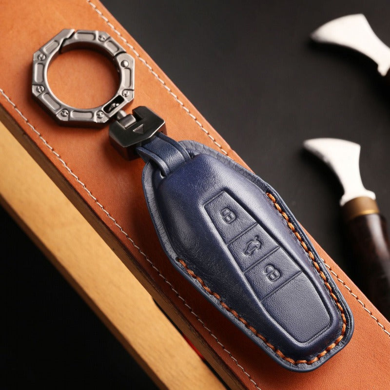 Chery iCAR 03 Genuine Leather Key Case Premium Cowhide Cover(#iC20)