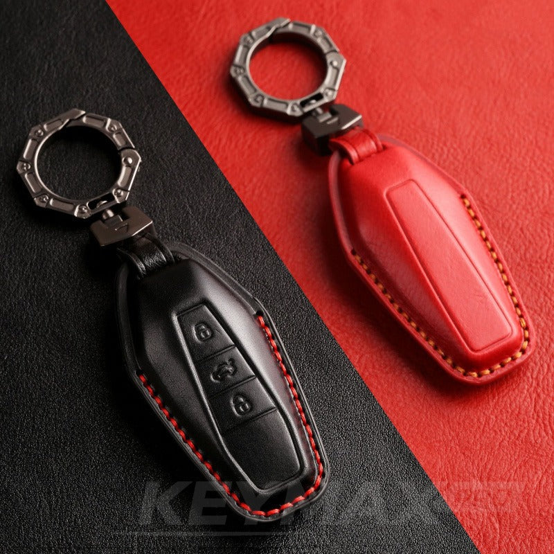 Chery iCAR 03 Genuine Leather Key Case Premium Cowhide Cover(#iC20)