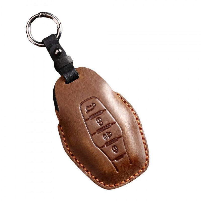 Chery Jetour Crazy Horse Leather Key Case(#JE23)