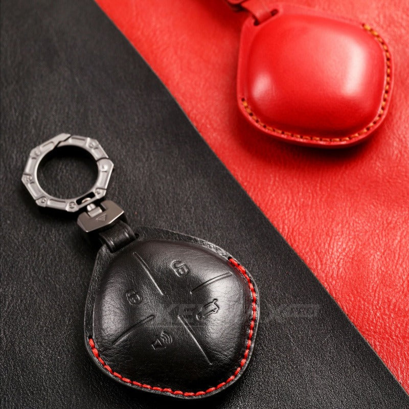 Chery Jetour Dasheng 2022 Leather Key Case Pro King Plus Remote Key Cover(#CY10)