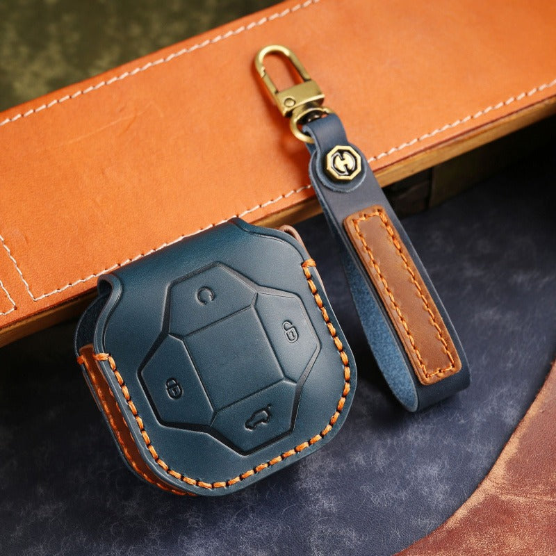 Chery Jetour Traveler 2023 Leather Key Case Discovery Pro Premium Cover(#JE08)