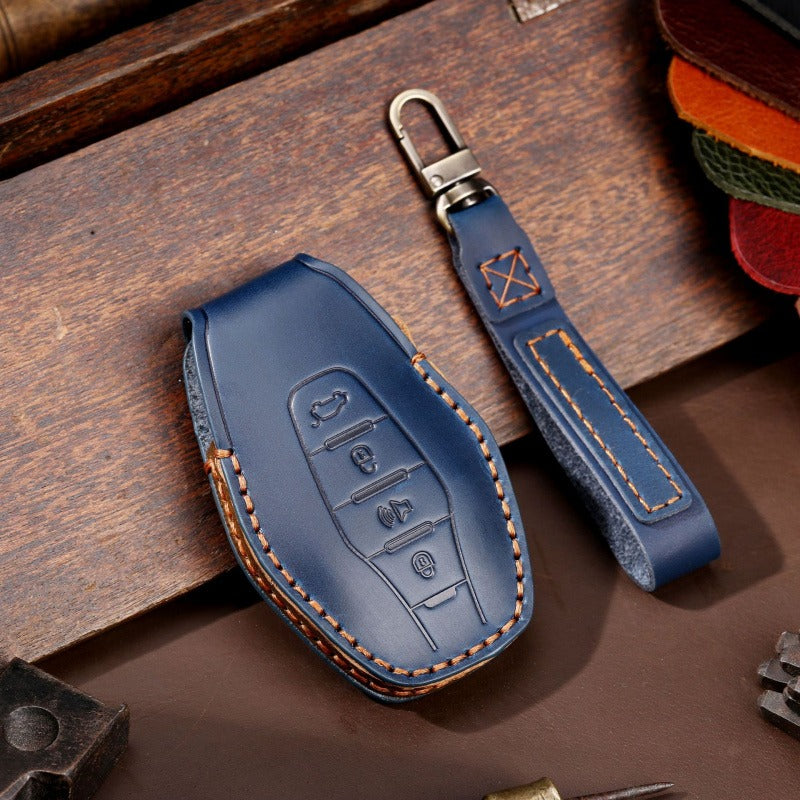 Chery Jetour X70 X90 Plus Leather Key Case Genuine Cowhide Cover(#CY78)