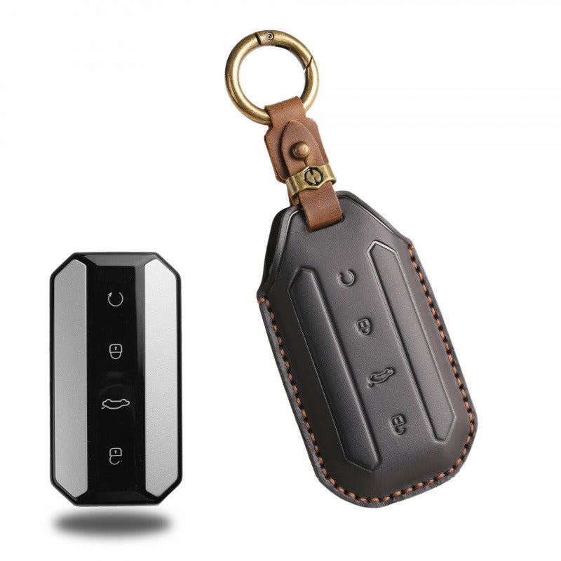 Chery OMODA JAECOO 5 EV Leather Key Case(#CY91) - Brown