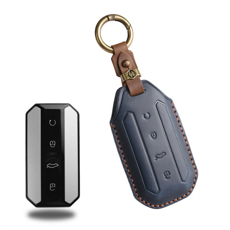Chery OMODA JAECOO 5 EV Leather Key Case(#CY91) - Blue
