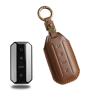 Chery OMODA JAECOO 5 EV Leather Key Case(#CY91) - Brown