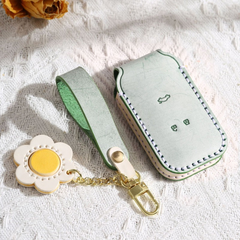 Chery Tiggo Leather Key Case 8 7 5X 8 Plus 8 Pro(#CY03) - Green
