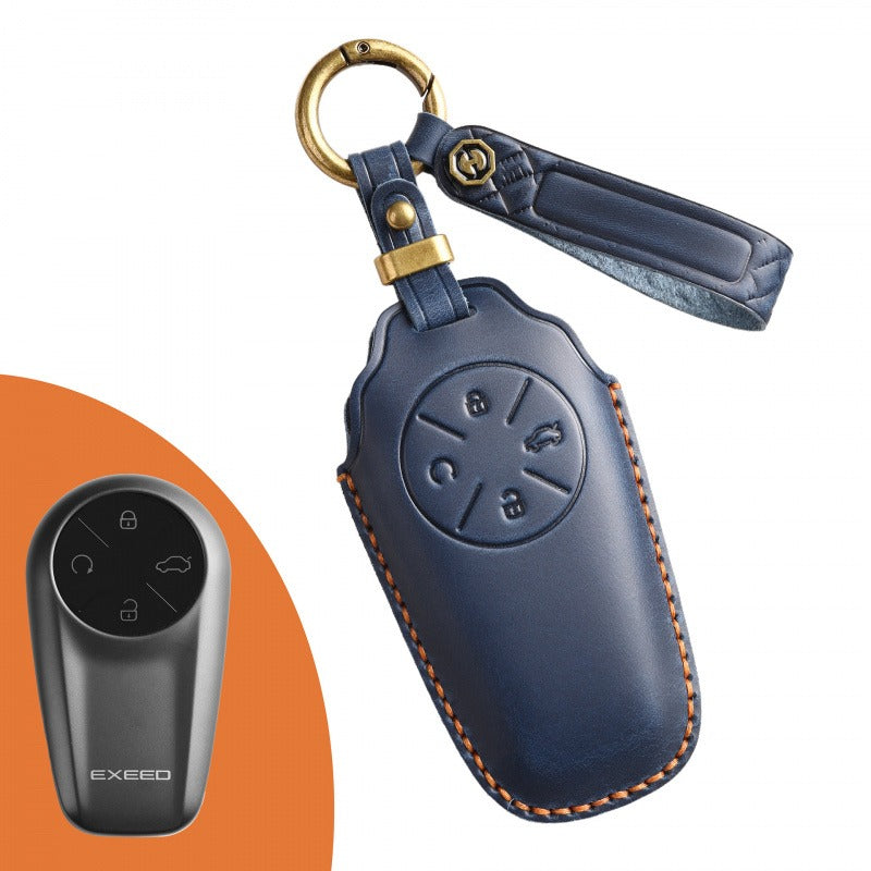 Exeed Sterra ET Leather Key Case（#CY92) - Blue
