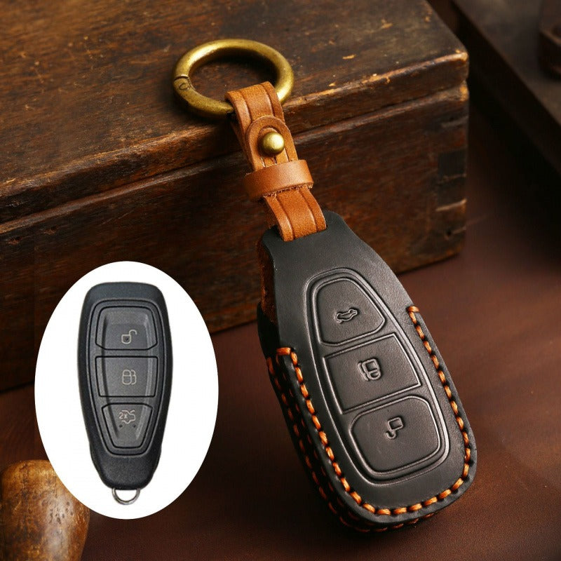Ford EcoSport Focus Fiesta Mondeo Key Case(#FD303) - Black