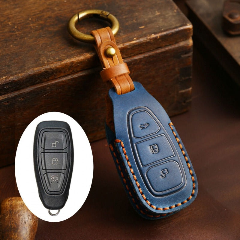 Ford EcoSport Focus Fiesta Mondeo Key Case(#FD303) - Blue