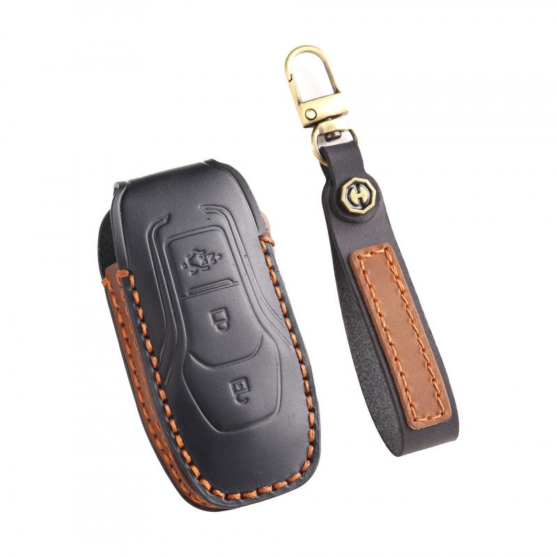 Ford Edge 2015-2017 Mondeo Leather Key Case(#FO133)