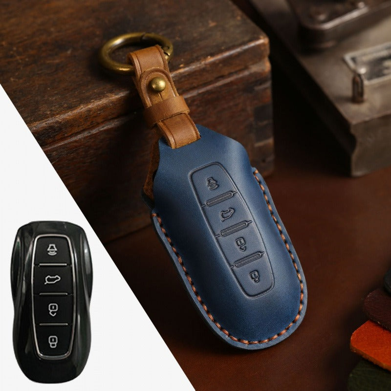 Ford Equator Handmade Key Case(#FD294) - Blue