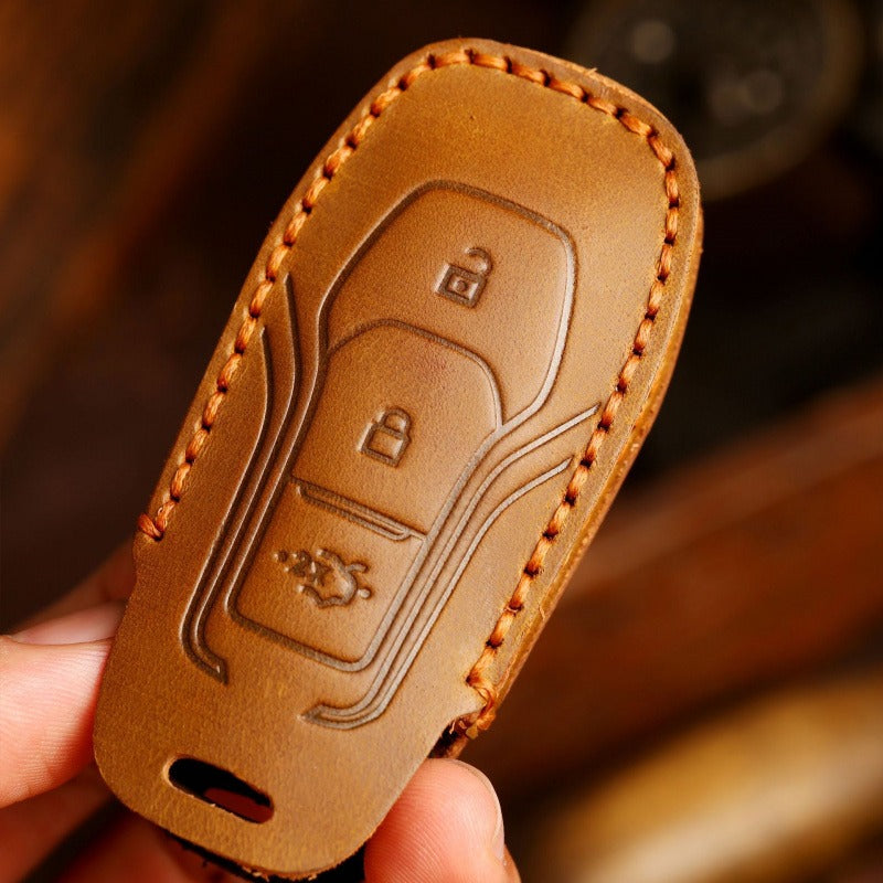 Ford Escort Mondeo Mustang Explorer Leather Key Case(#FD298)
