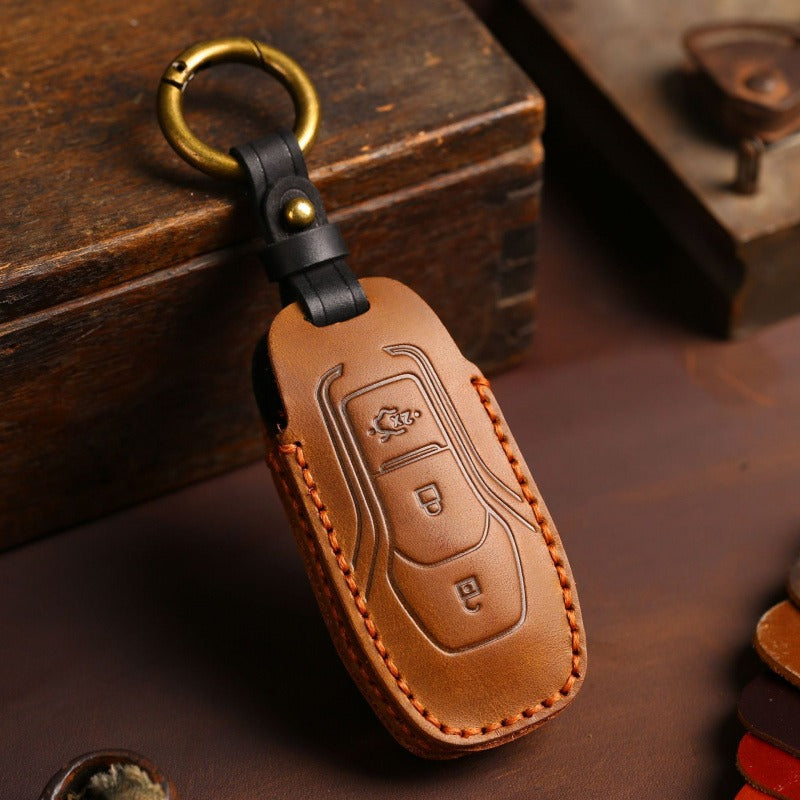 Ford Escort Mondeo Mustang Explorer Leather Key Case(#FD298)