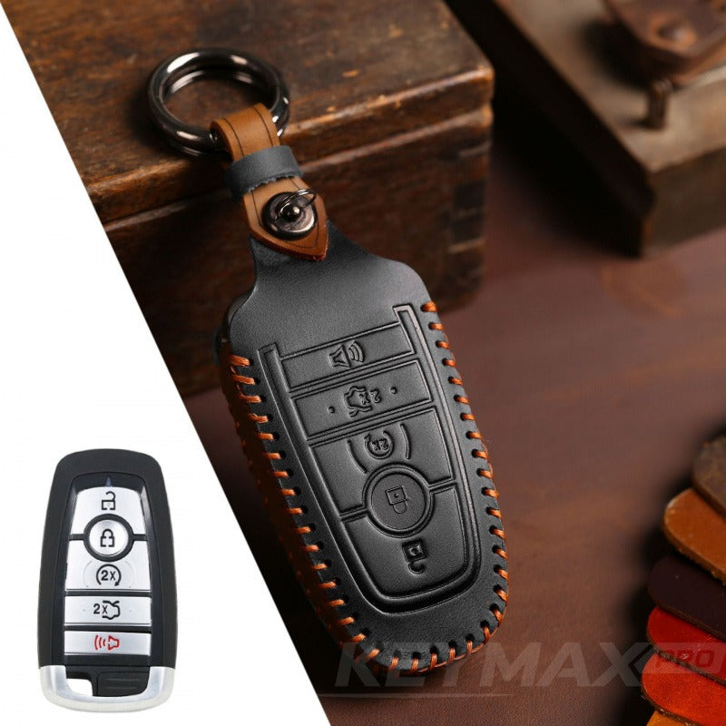 Ford F-150 Raptor Edge Explorer Mondeo Key Case Protective Cover(#FD35) - Black