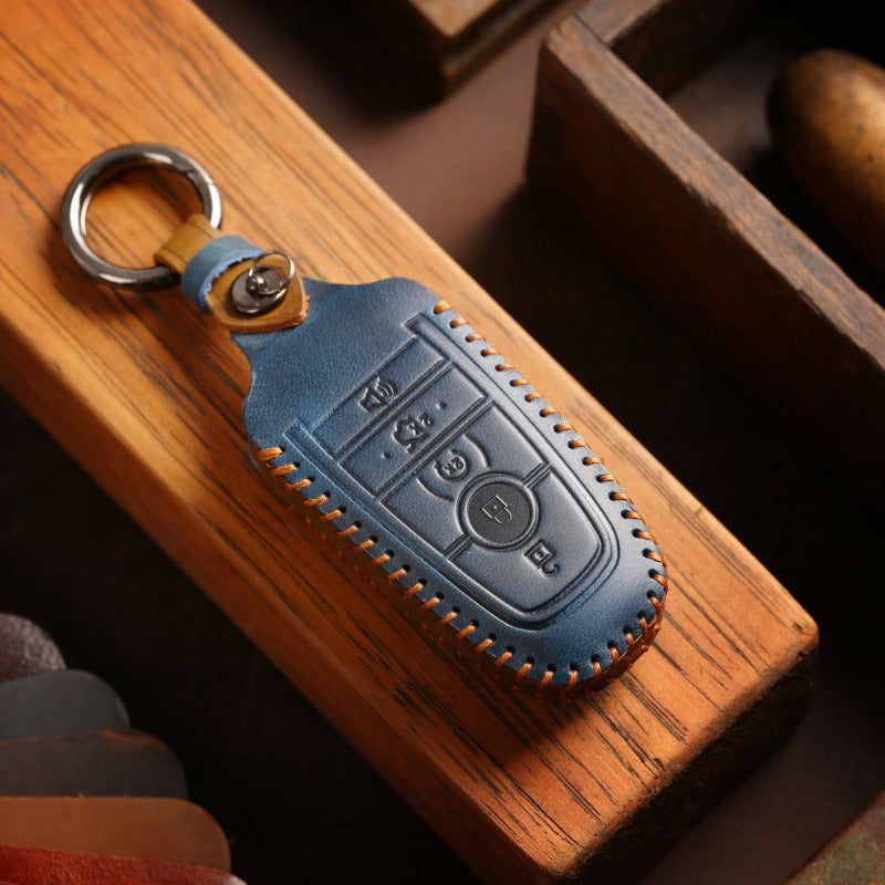 Ford F-150 Raptor Edge Explorer Mondeo Key Case Protective Cover(#FD35) - Blue