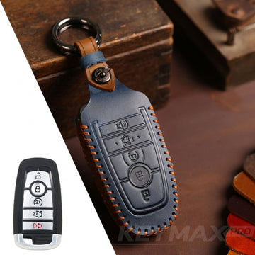 Ford F-150 Raptor Edge Explorer Mondeo Key Case Protective Cover(#FD35) - Blue