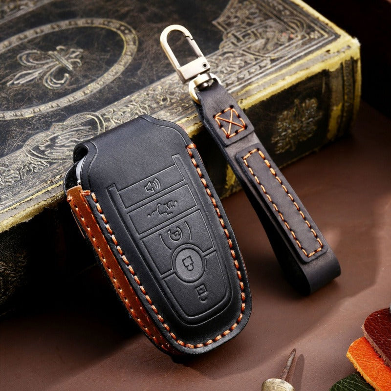 Ford F-150 Raptor Leather Key Case(#FD301)