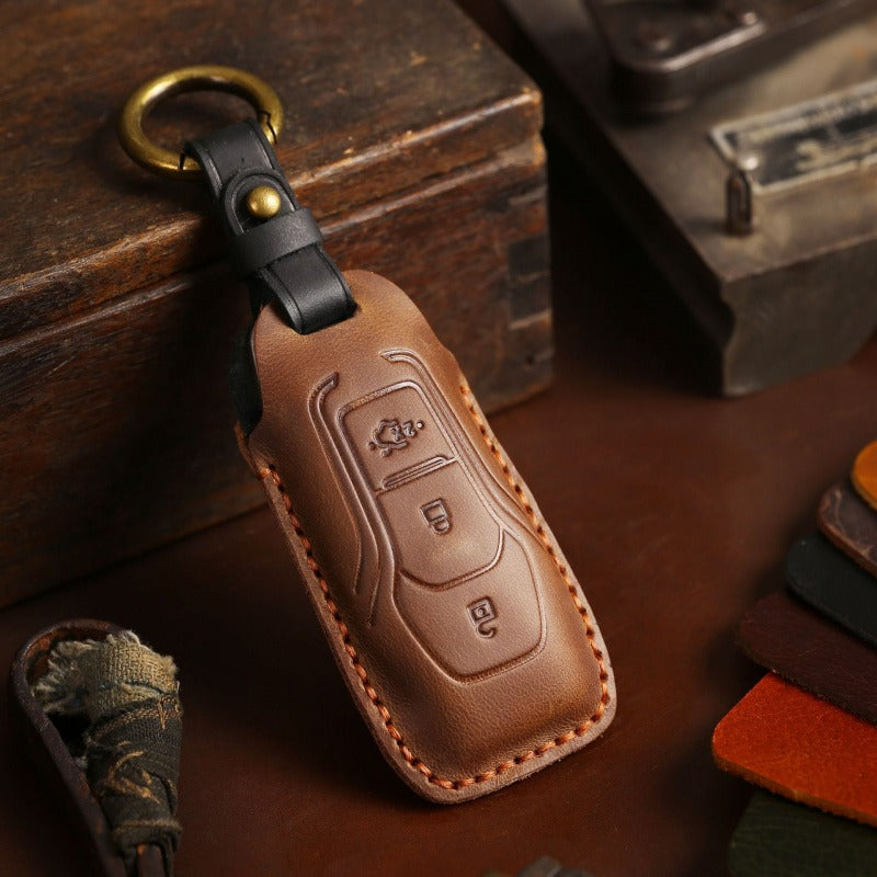 Ford Focus Edge Mondeo Kuga Leather Key Case(#FD300)