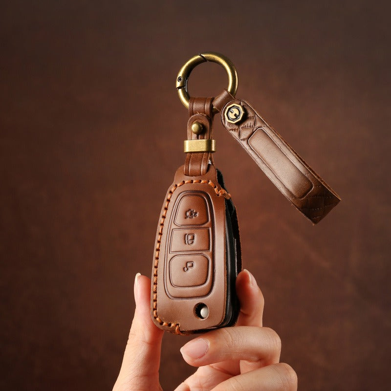 Ford Focus Folding Leather Key Case(#FD292)