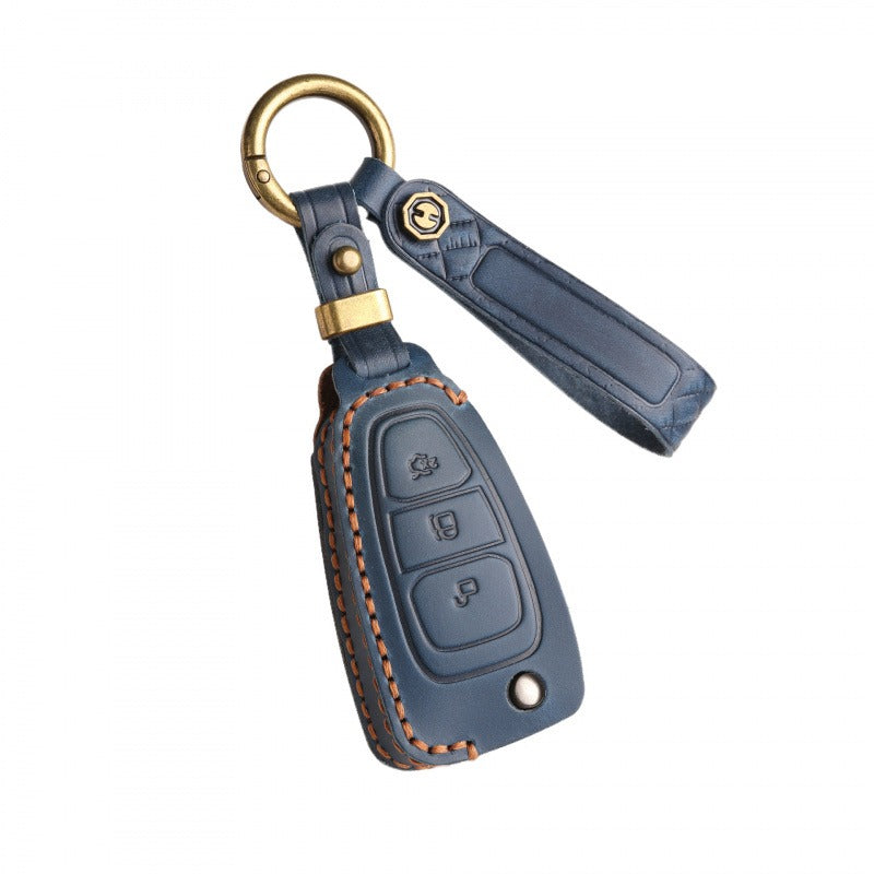 Ford Focus Folding Leather Key Case(#FD292)