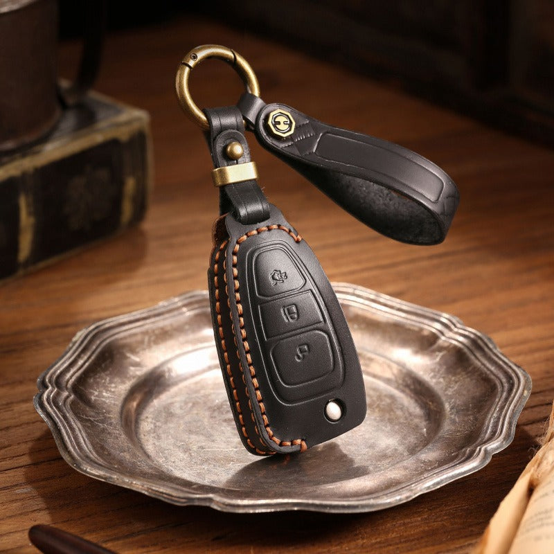 Ford Focus Folding Leather Key Case(#FD292)