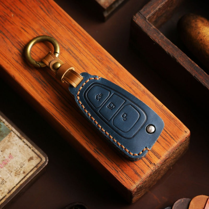 Ford Focus Folding Leather Key Case(#FD293)