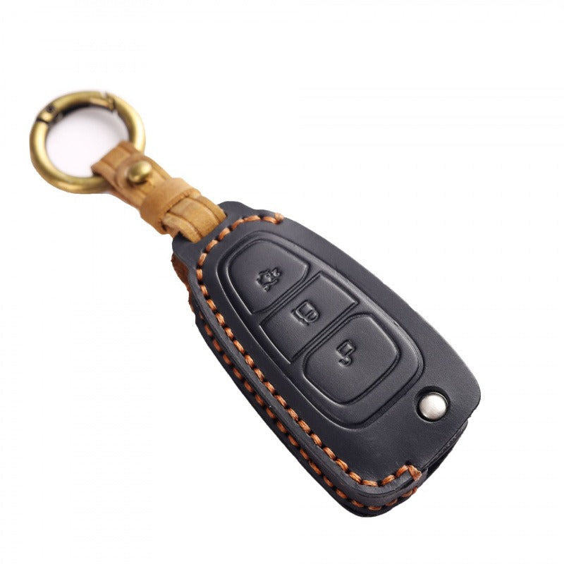 Ford Focus Folding Leather Key Case(#FD293)