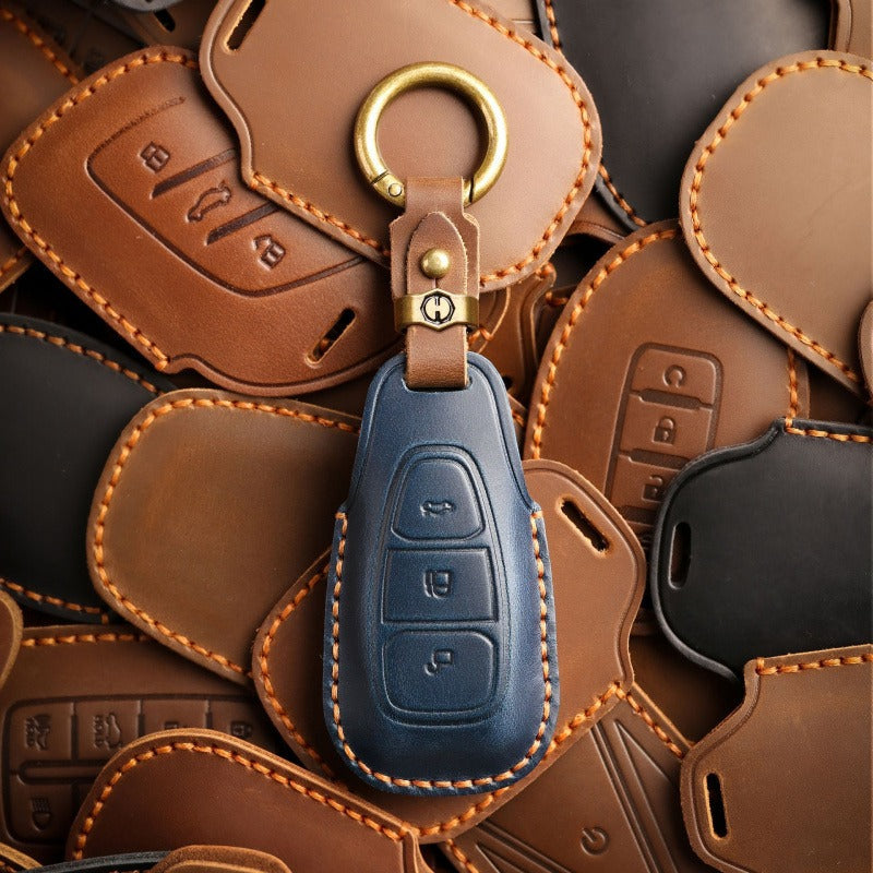 Ford Focus Handmade Leather Key Case(#FD306)
