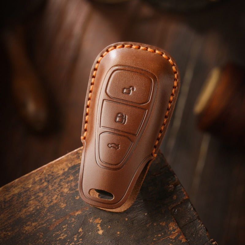 Ford Focus Handmade Leather Key Case(#FD306)