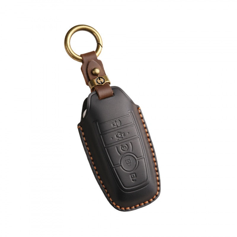 Ford Focus Mondeo Edge Leather Key Case(#FD243)