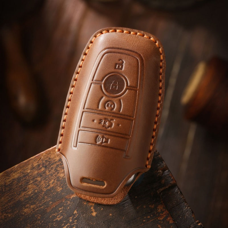 Ford Focus Mondeo Edge Leather Key Case(#FD243)