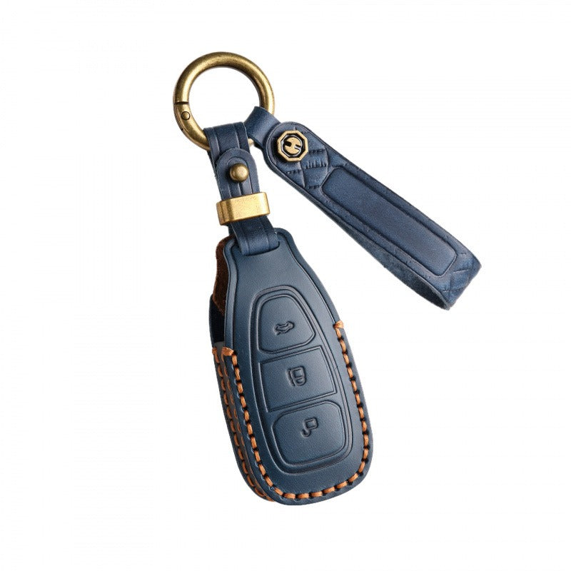 Ford Kuga EcoSport Focus Fiesta Leather Key Case(#FD259)