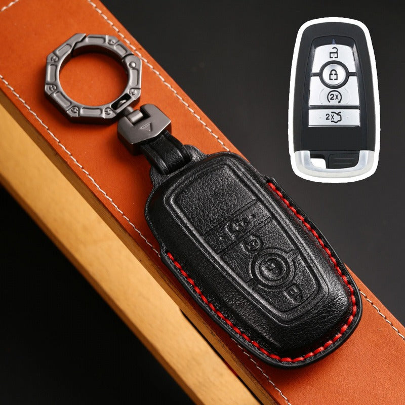 Ford Mondeo Focus Explorer Edge 2023 Key Case(#FD302) - key-4 / Black