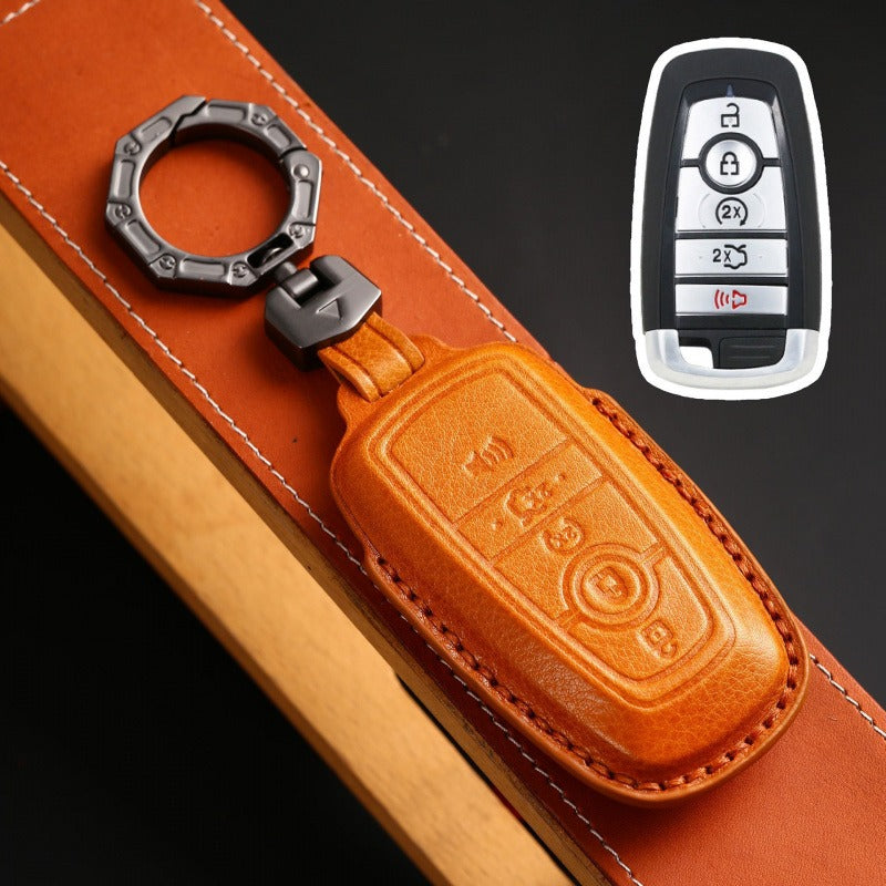Ford Mondeo Focus Explorer Edge 2023 Key Case(#FD302) - Key-5 / Yellow