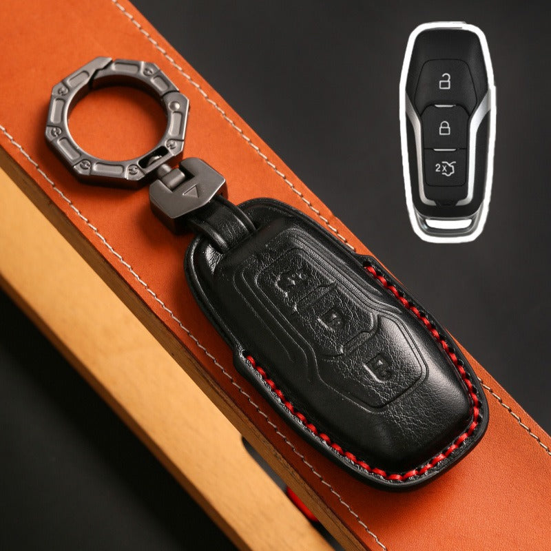 Ford Taurus Mustang Explorer Edge Key Case(#FD261) - Key-3 / Yellow