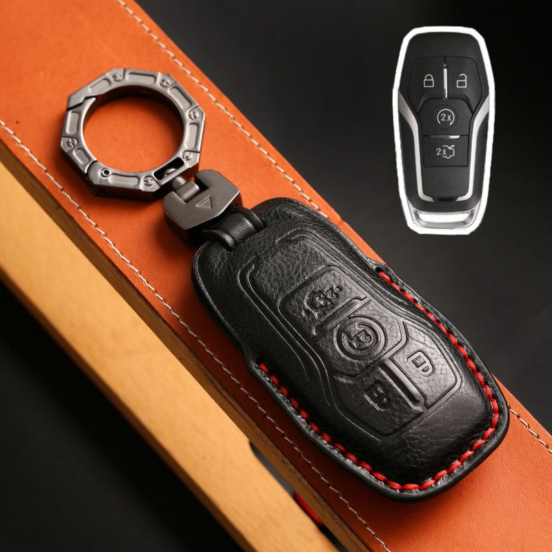 Ford Taurus Mustang Explorer Edge Key Case(#FD261) - Key-4 / Black