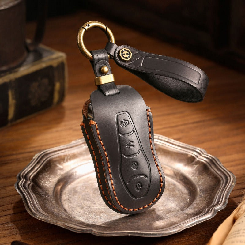 Geely Crazy Horse Leather Key Case Boyue Emgrand Xingyue(#GE56)