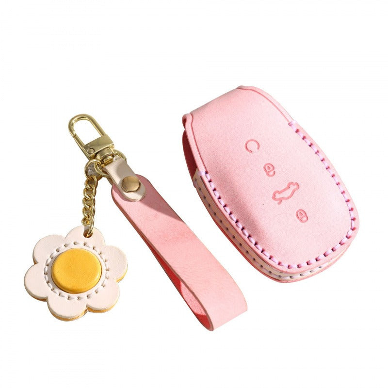Geely Frosted Wax Leather Key Case Xingyue L Xingrui Boyue(#GE60)