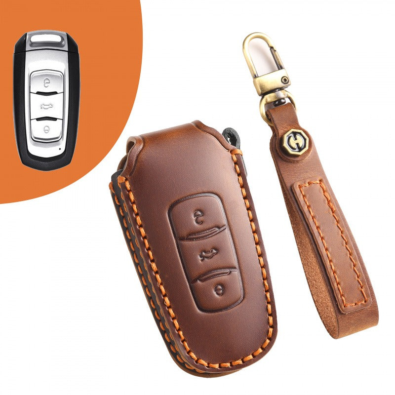 Geely Key Case Boyue Emgrand GL GS Borui(#GE45) - Brown