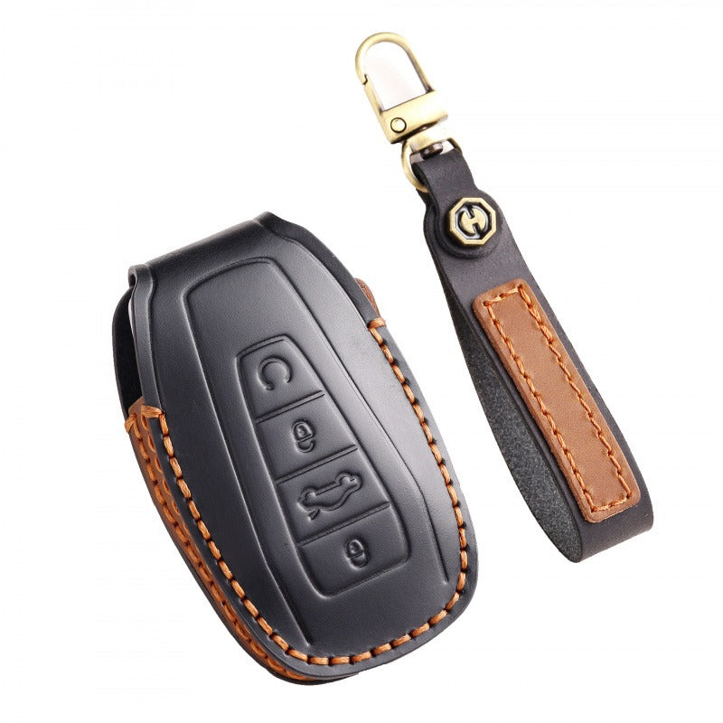 Geely Leather Key Case Emgrand S Boyue Xingrui ICON Xingyue L(#GE49)